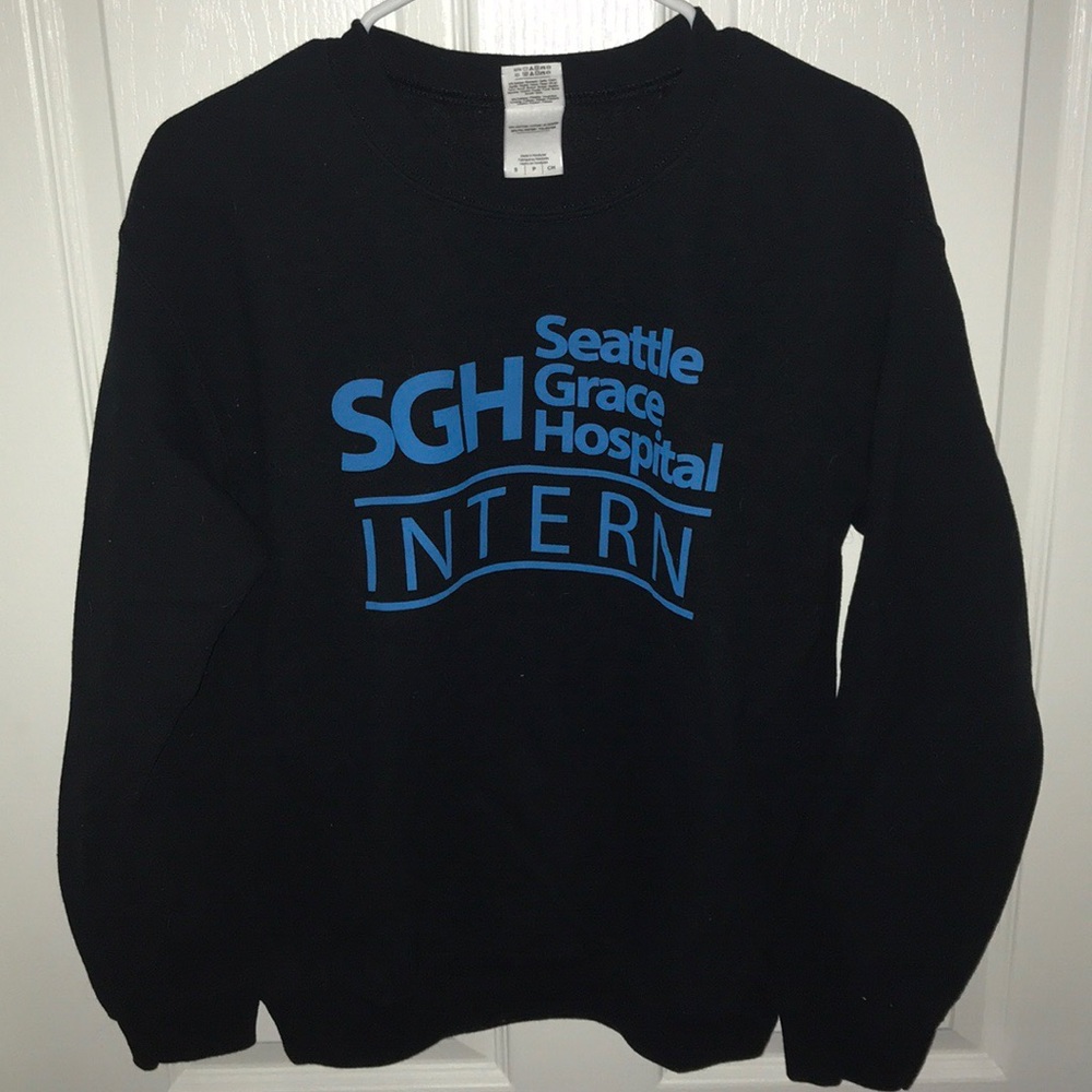 Seattle Grace Hospital Intern Crewneck Size Small